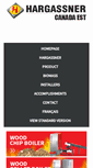 Mobile Screenshot of hargassner.ca